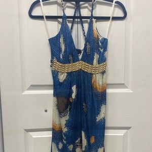 BNWT Sky Mini Halter with rope chain waist Size Medium